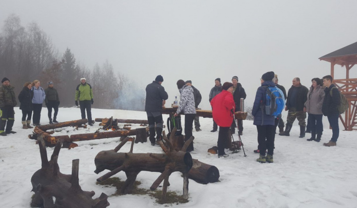 13. fotografia fotogalérie Trojkráľový výstup na rozhľadňu 6.1.2018