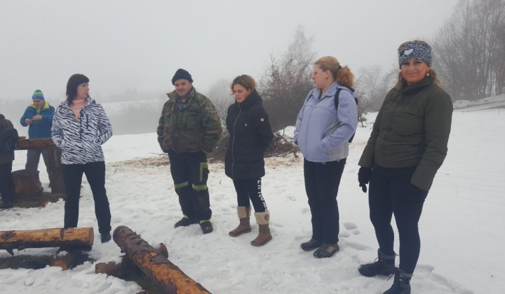 14. fotografia fotogalérie Trojkráľový výstup na rozhľadňu 6.1.2018