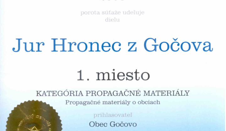 1. fotografia fotogalérie Otvorenie izby Jura Hronca