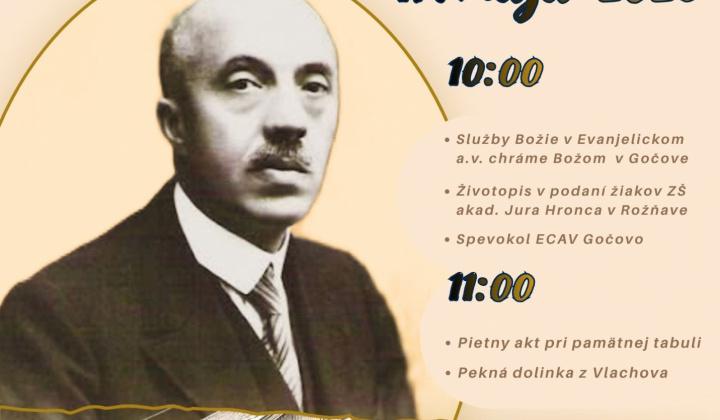 Fotka - Výročie narodenia Jura Hronca - pozvánka